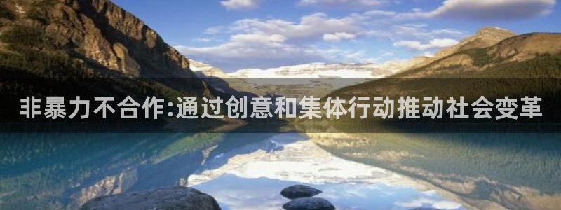 免费看漫画漫画屋：非暴力不合作:通过创意和集体行动推动社会变革
